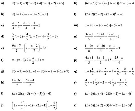 linearni rovnice a nerovnice